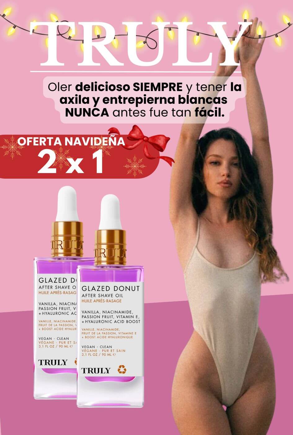 Glazed Donut After Shave Oil - OFERTA NAVIDEÑA🎄2X1 - Despídete de la irritación, dale la bienvenida al brillo "donut" 🍩